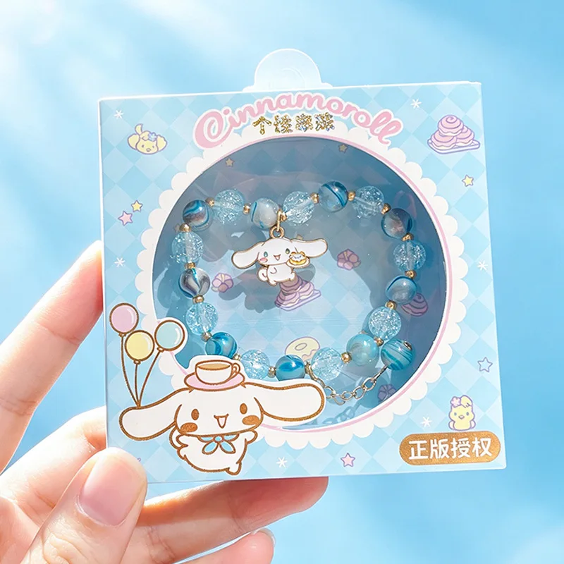 1 Stück Cinnamoroll Melody Kuromi Kawaii Süße Cartoon Anime Damen Trendige Perlenkette Accessoires Party Deko – Detail 20