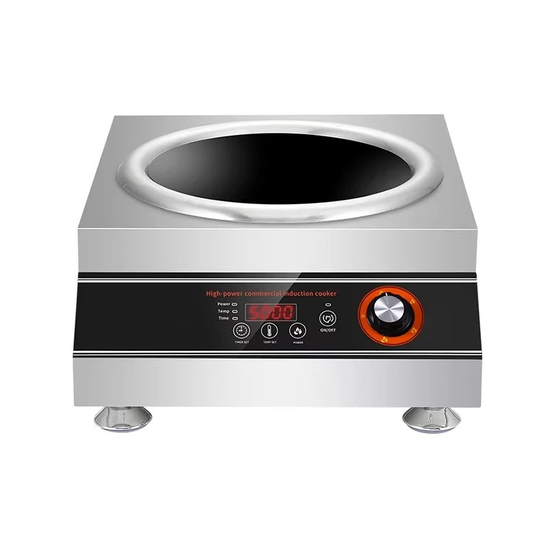 Electric 5000W High-power Cooking Wok Type Restaurant Hotel Home Kitchen Induction Cooker  Stove burner Commercial Cooktop Range