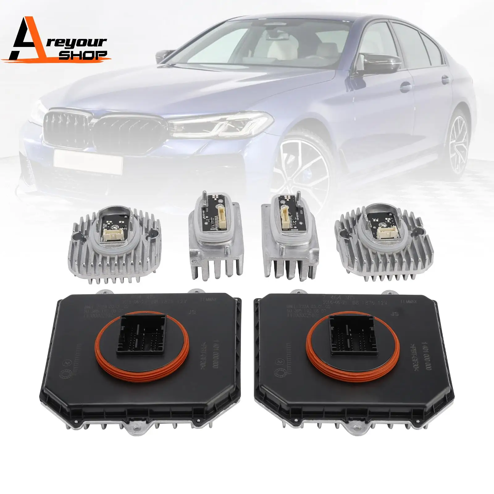

6 шт. адаптивный светодиодный модуль указателя поворота фар DRL для BMW G30 530i 540i