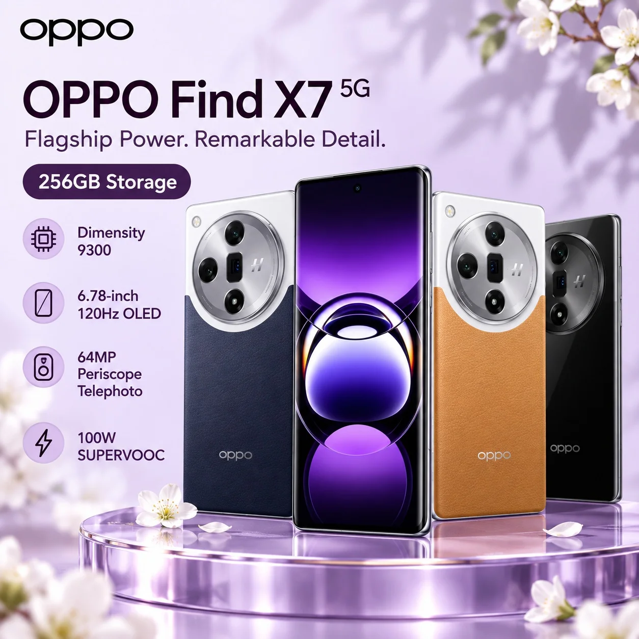 Oppo OPPO Find X7 5G 12GB+256GB Dimensity 9300 6.78in 120Hz OLED 64MP Periscope 5000mAh 100W SUPERVOOC NFC Flagship Smartphone Phone - Aliexpress Deal