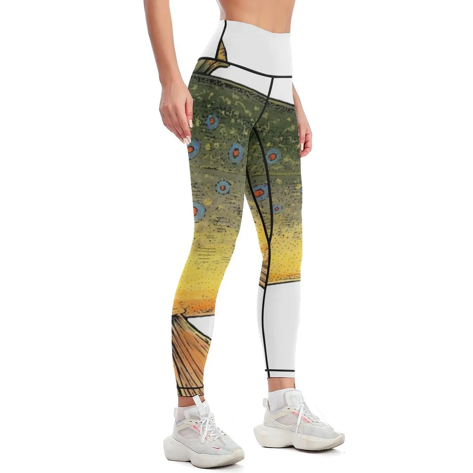 Arctic Char Leggings sport legging Fitness clothing Training pants Womens Leggings