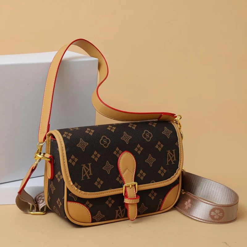 

Elegant Women's Shoulder Bag Leather Crossbody Handbag Messenger Tote for Ladies by Luxury Brand Famous Designer Popular Classic