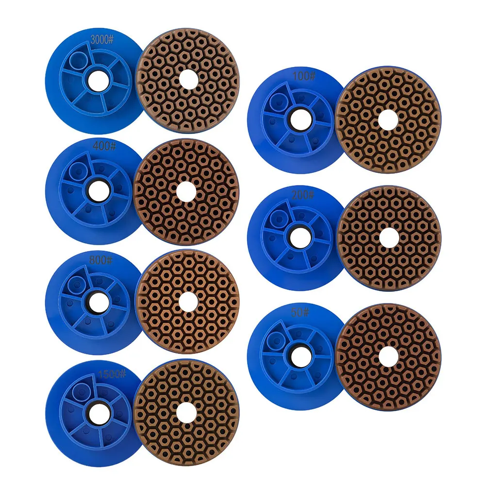 

1 шт., 4-дюймовый шлифовальный круг с замком в виде улитки, мраморный шлифовальный круг, 50-3000 зернистости, полировальный диск для бетонного пола, гранита, мрамора, камня, шлифовальный диск