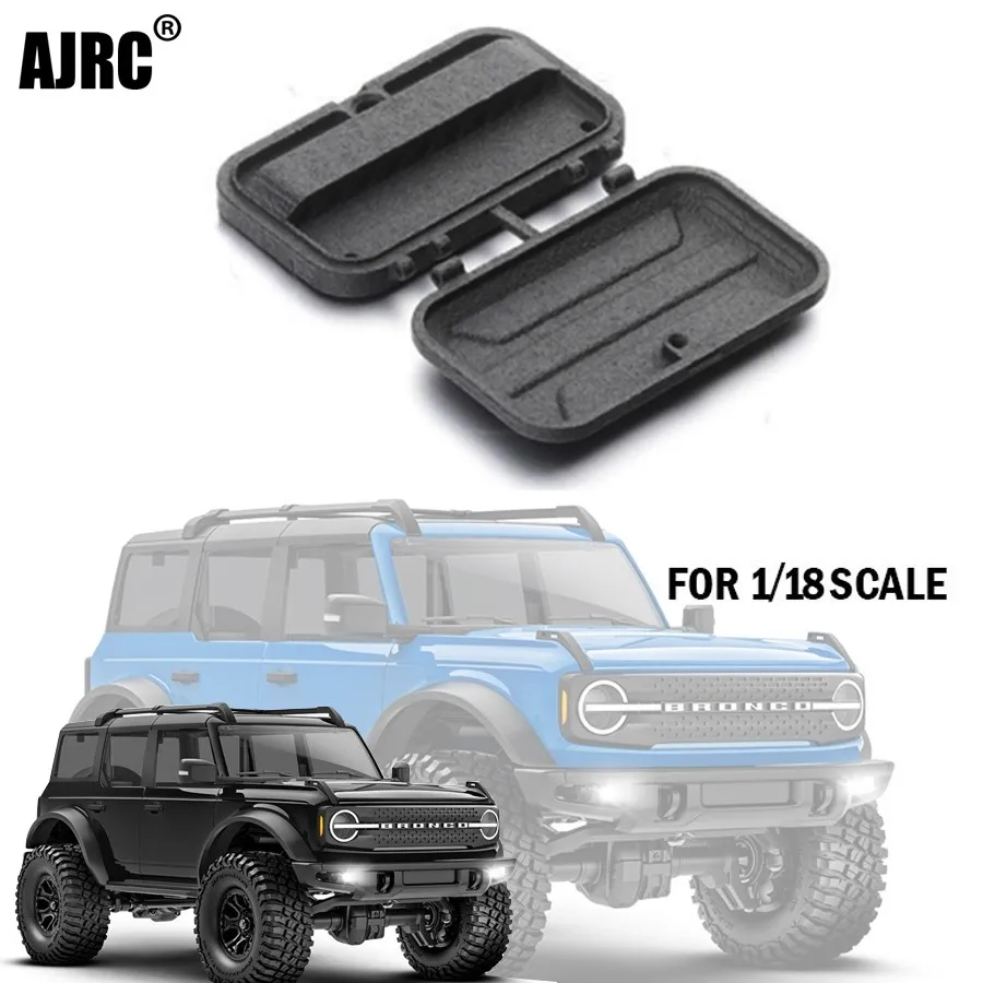 

Nylon Material Black Tool Box Side Tool Box For Trax Trx-4m 1/18 Bronco Trx4m Rc Crawler Car Upgraded Parts