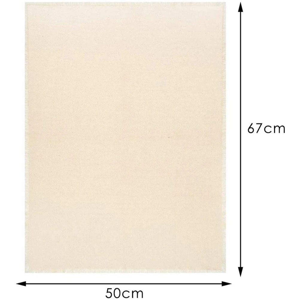 Punch Needle Cloth Fabric, Needlework Embroidery Fabric for Punch Needle and Rug-Punch, 26.4 x 19.6 Inch