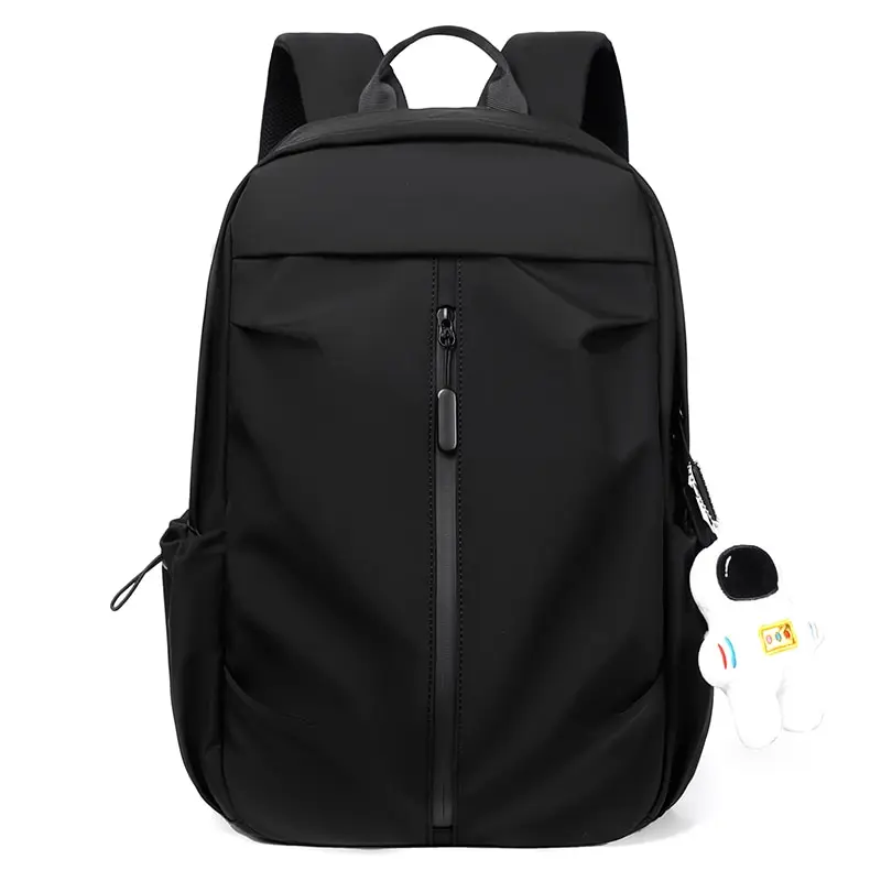 1 14 Inch Large Capacity Leisure Schoolbag Sports Simple Men And Women Universal Computer Backpack With Pendant