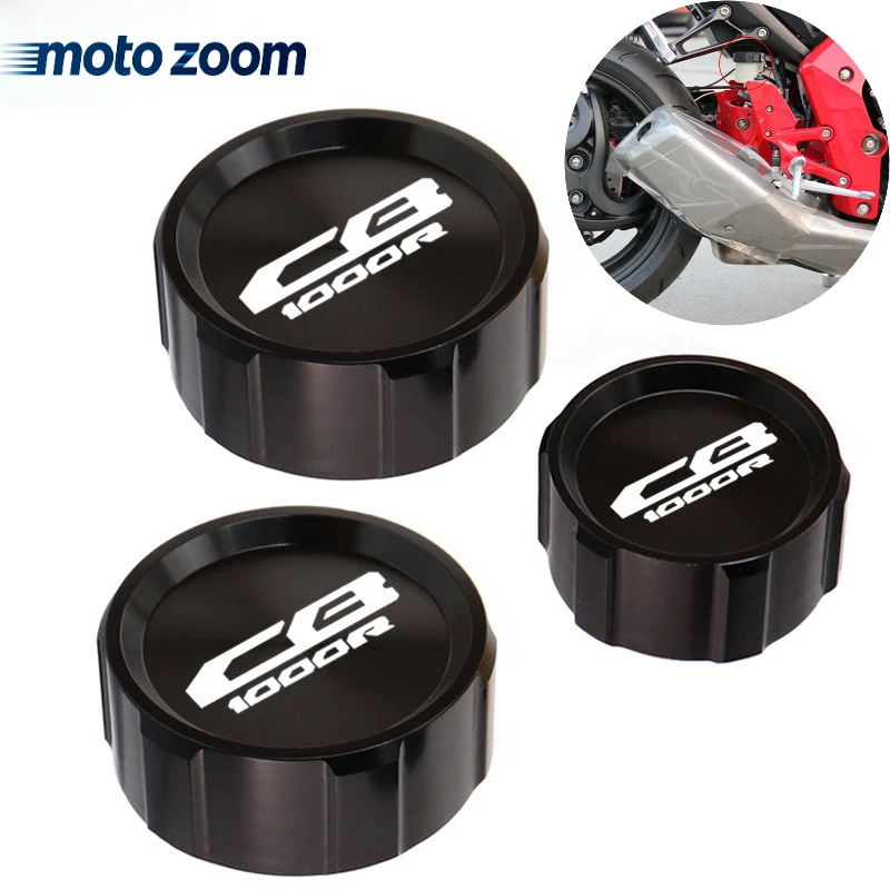 

For HONDA CB1000R CB 1000R cb1000 R 2009-2015 2016 Motorcycle Accessories Front Rear Clutch Brake Fluid Reservoir Caps Oil Cover