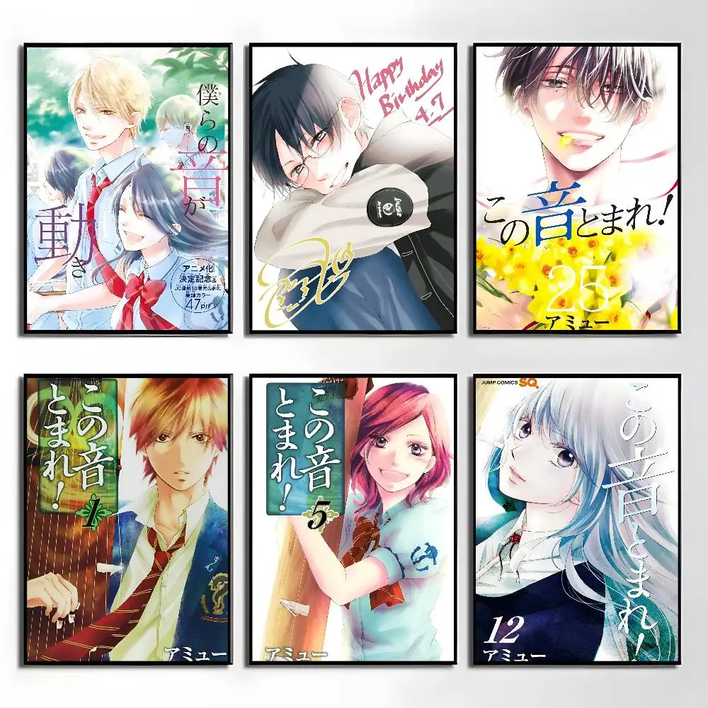 1pc Anime Kono Oto Tomare Character Poster Sticker Print Waterproof Wall Art For Living Room Bedroom Home Decor