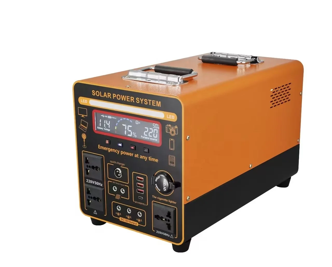 

Портативный солнечный генератор мощностью 1000 Вт и 3000 Вт с цифровым питанием 220 В, мобильный уличный аварийный аккумулятор и автомобильный источник питания