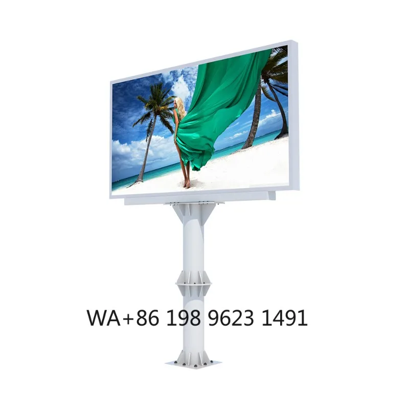 High Brightness RGB Outdoor LED Billboard Wall Mount Digital Signage Panel for Commercial Street Shopping Mall Outdoor