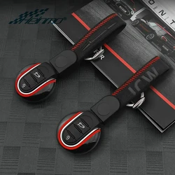 For MINI Cooper F54 F55 F56 F57 F60 Countryman JCW D S ONE Car Styling Suede Accessories KeyChain Key Case Cover Protector Rope