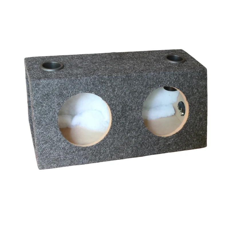 Car Subwoofer 6.5inch Chassis Shell Two-Position Conjoined Shell Ladder Shape Subwoofer Box