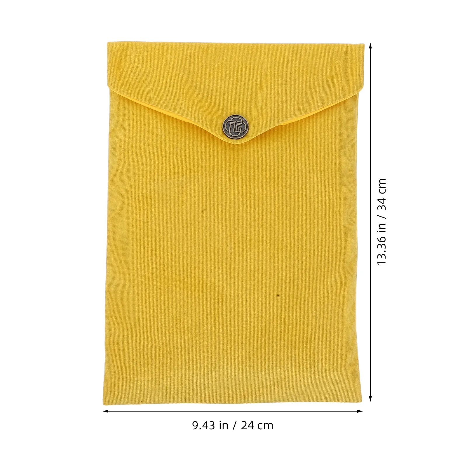 Spacious Corduroy Bible Stationery Pouch Book Carrier Case for Prayer Books Notebooks Pens File Organizer Bag Travel Church Home