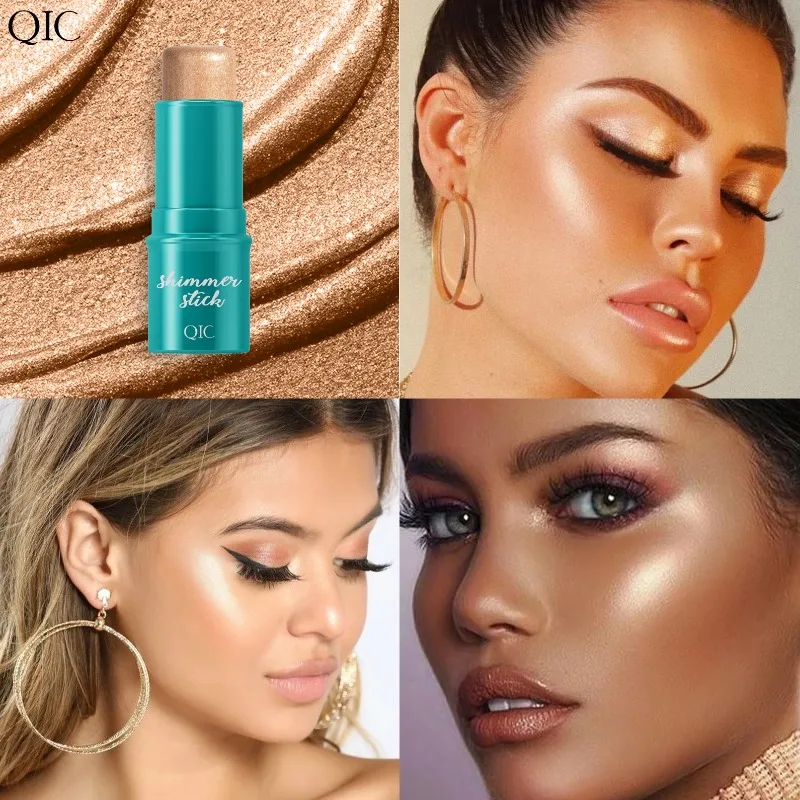 عصا تحديد احترافية متعددة الوظائف لنحت الوجه كريم برونزي هايلايتر أحمر الخدود بدون خياطة مظهر طبيعي قابل للمزج #5