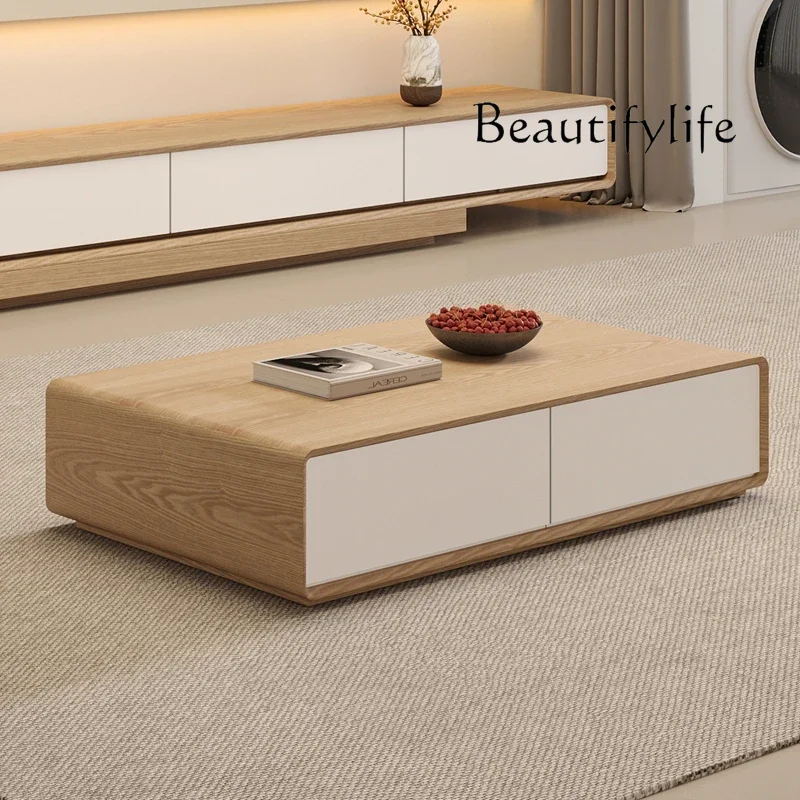 DL Luxury Decoration Coffee Table Modern Living Room Storage Drawers Designer Side Table Moving Meubles Lounge Suite Furniture P