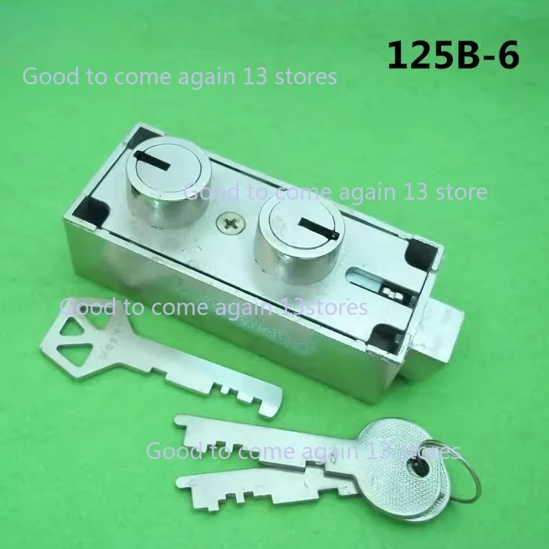 

Vault Door Lock Double Lock Bank Management Double Key Cylinder Anti-theft Double Cylinder Lock core 125B-6 Random Color