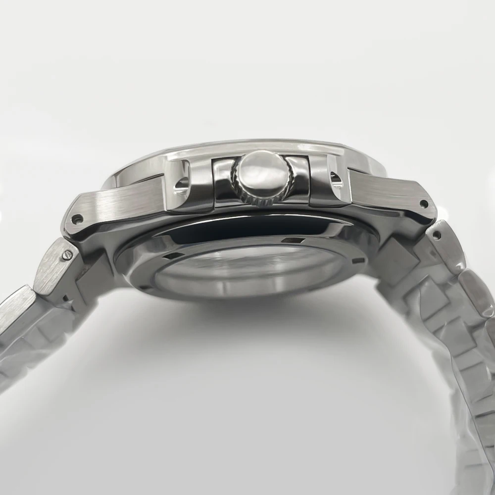 40mm Square Watch Case for Nautilus Style Movt NH34 NH35 NH36 NH38 NH70 NH71 NH72 10bar Waterproof 316L Stainless Steel image 4
