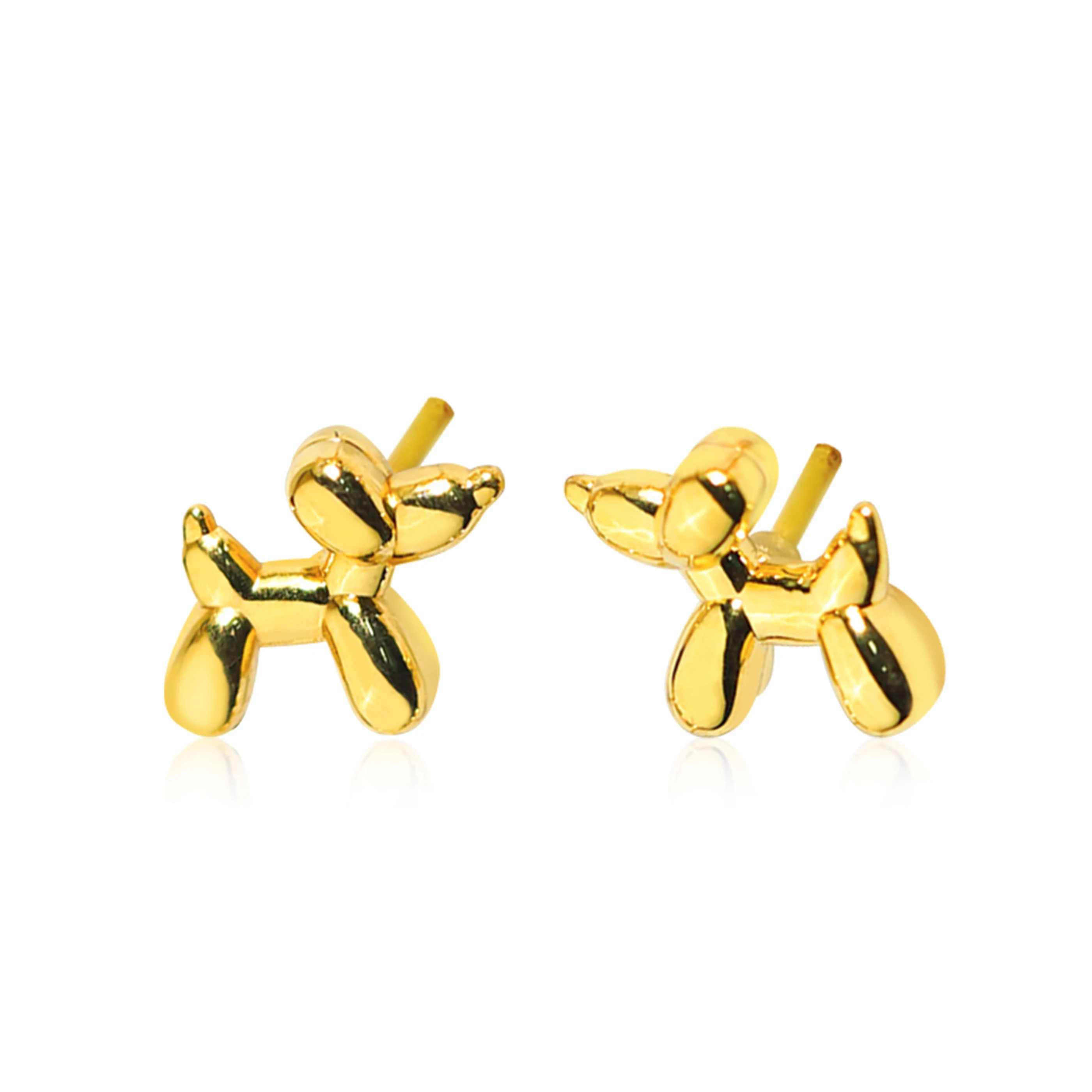 

LUMINA Fine Jewelry Trending Earrings 2025 18k Gold Italian Fashion Hollow Earrings Au750 Solid Real Gold Stud Earrings