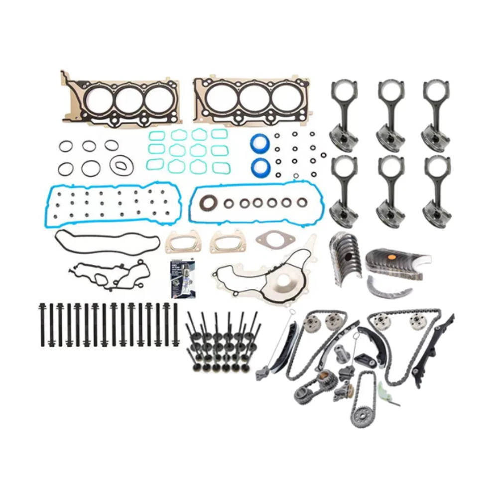 Engine Parts Rebuild Gasket Set Piston Bearing Con Rod Kit Fit 3.6 L GAS For Chrysler Dodge Ram Charger Jeep Wrangler 3.6L 11-15