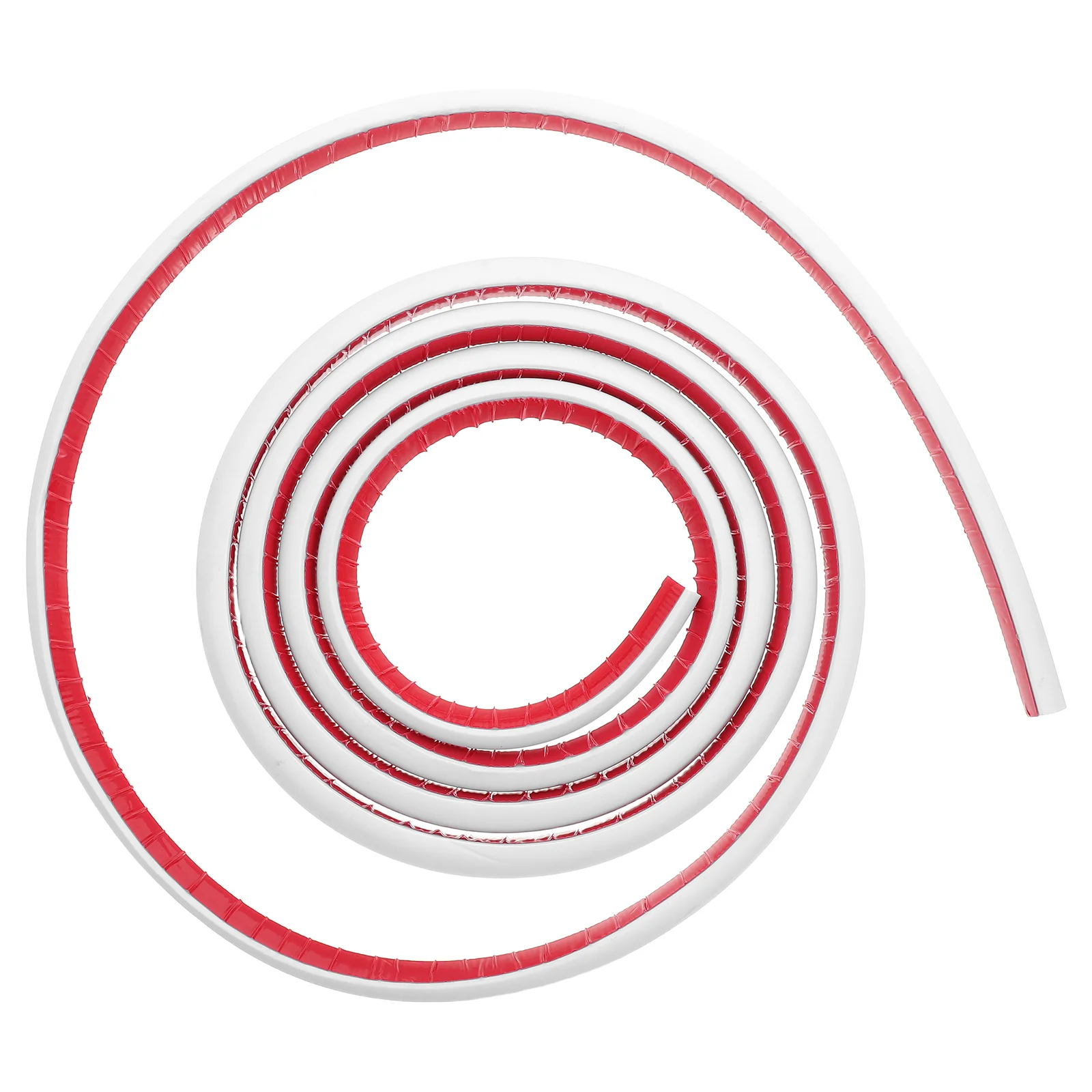 

3 Meters Quarter Round Molding Trim Flexible Pvc Edge Strip Self Adhesive Peel Stick For Floors Stairs Corners Bathtub Cabinet