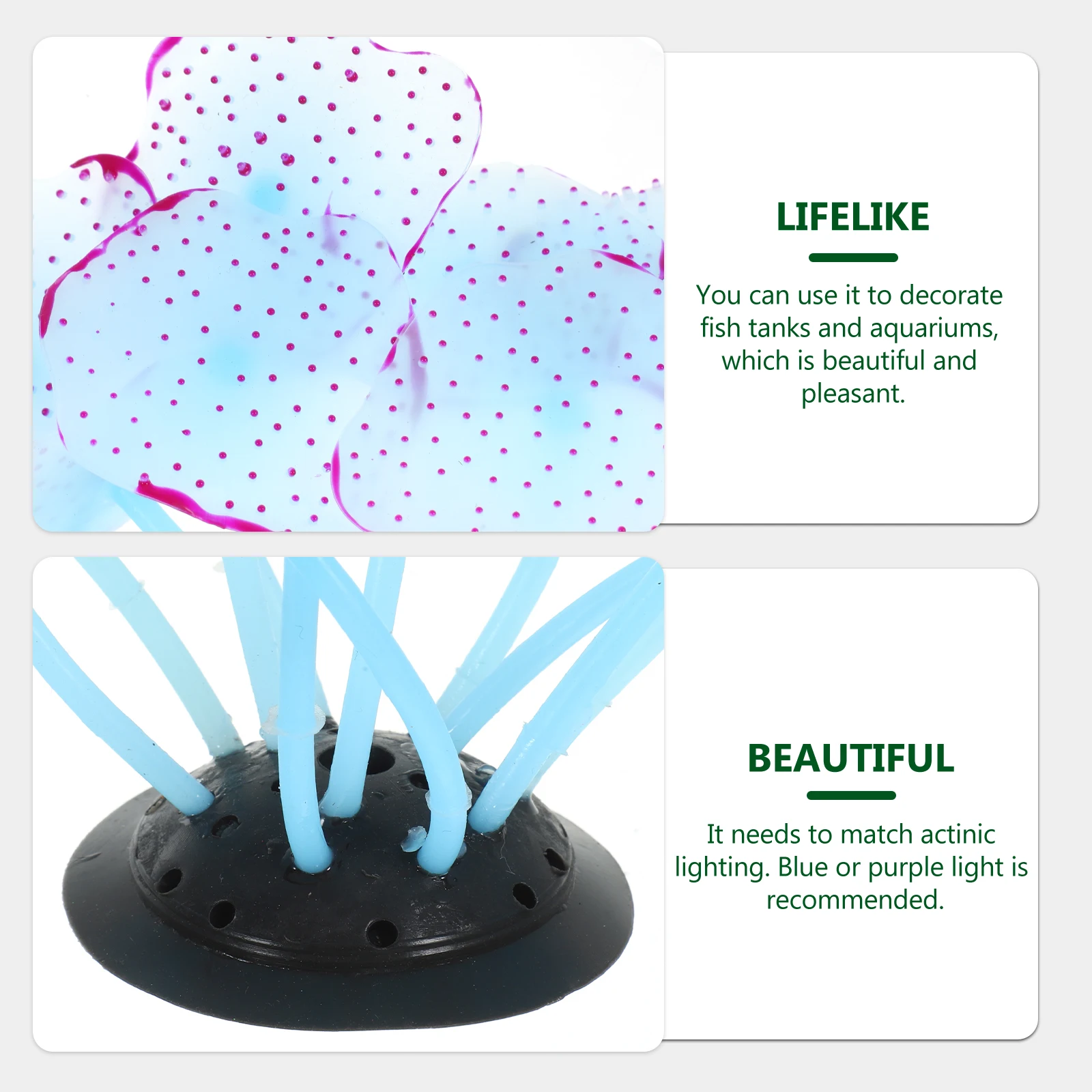 

Simulated Grass For Aquarium Artificial Marine Organisms Decor Fish Tank Landscaping Ornament Faux Coral Decors