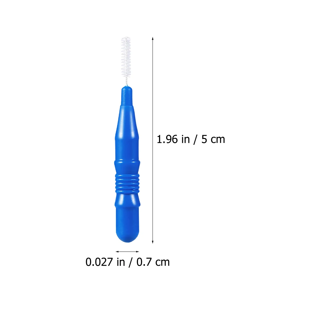 

50 Pcs Interdental Brush Oral Care Parts Brushes Teeth Cleaning Supplies Accessories Durable Tooth Floss Plastic Toothpicks