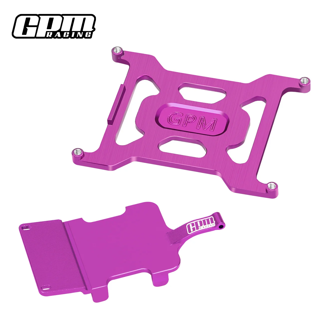 GPM 7075Alu ที่ใส่แบตเตอรี่และ ESC และแผ่นยึดตัวรับสัญญาณสําหรับ LOSI 1/24 Micro-B