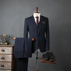 (16) Customized Groom Wedding Business Casual Professional Western Men's Suit