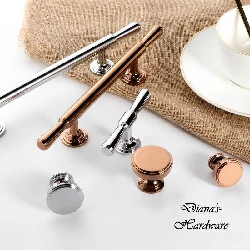 

Cabinet door, small pure copper kitchen handle, lighting, Nordic-style furniture handle