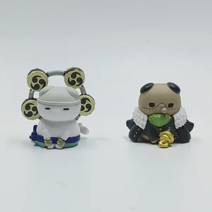 8 PCs/Cat Cat Cos One -Stück -Figur Enel Doflamingo Kid Lucci Abbildung 4cm Mini Kawaii Funny Dolls Model Dekoration Kuchen Ornamente 8 Hauptverkäufe Doflamingo Puppe - №2