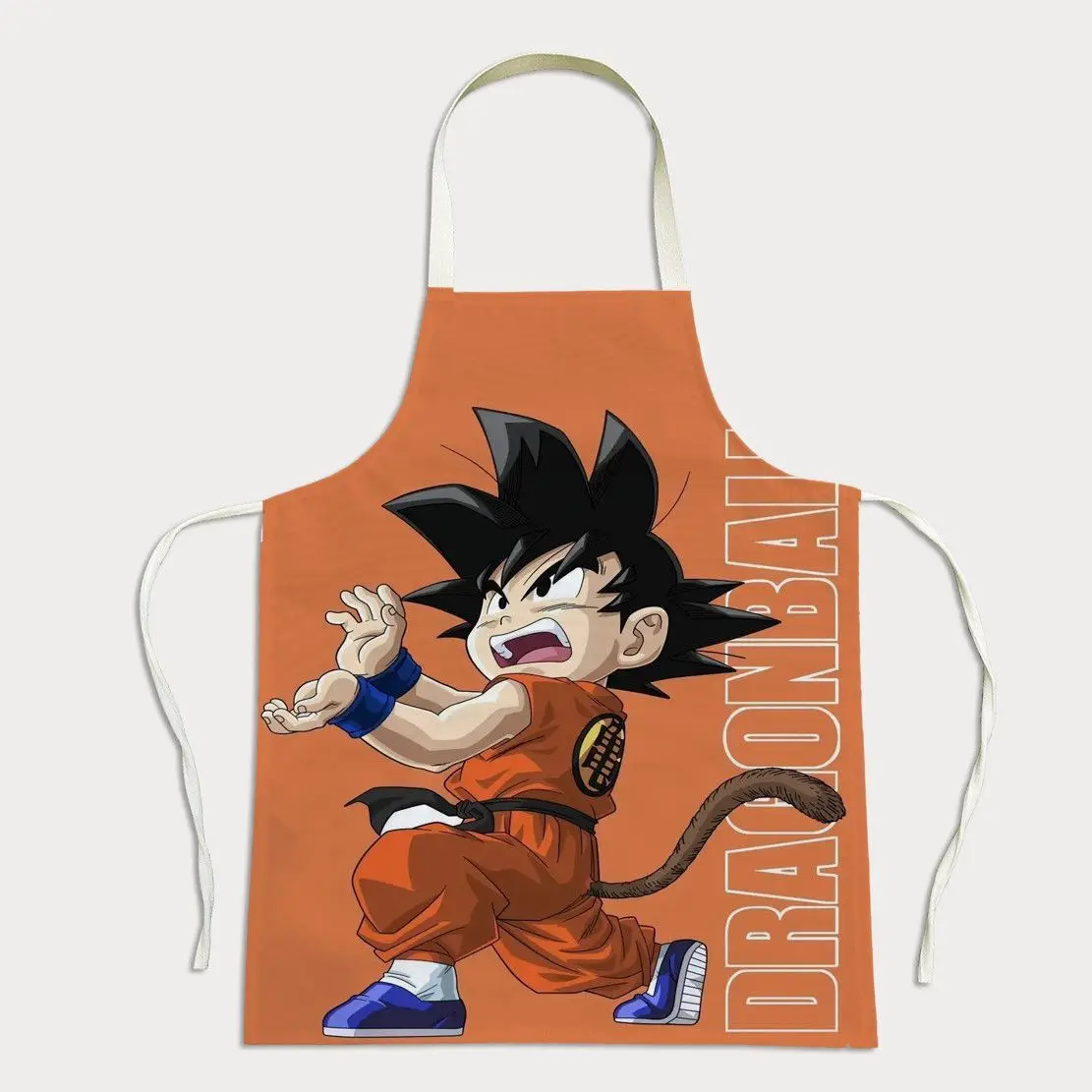 Dragon Ball Son Goku Cartoon Apron Kawaii 2D Waterproof Stain-Resistant Waist Apron Work Clothes Anime Merchandise Wholesale view 3