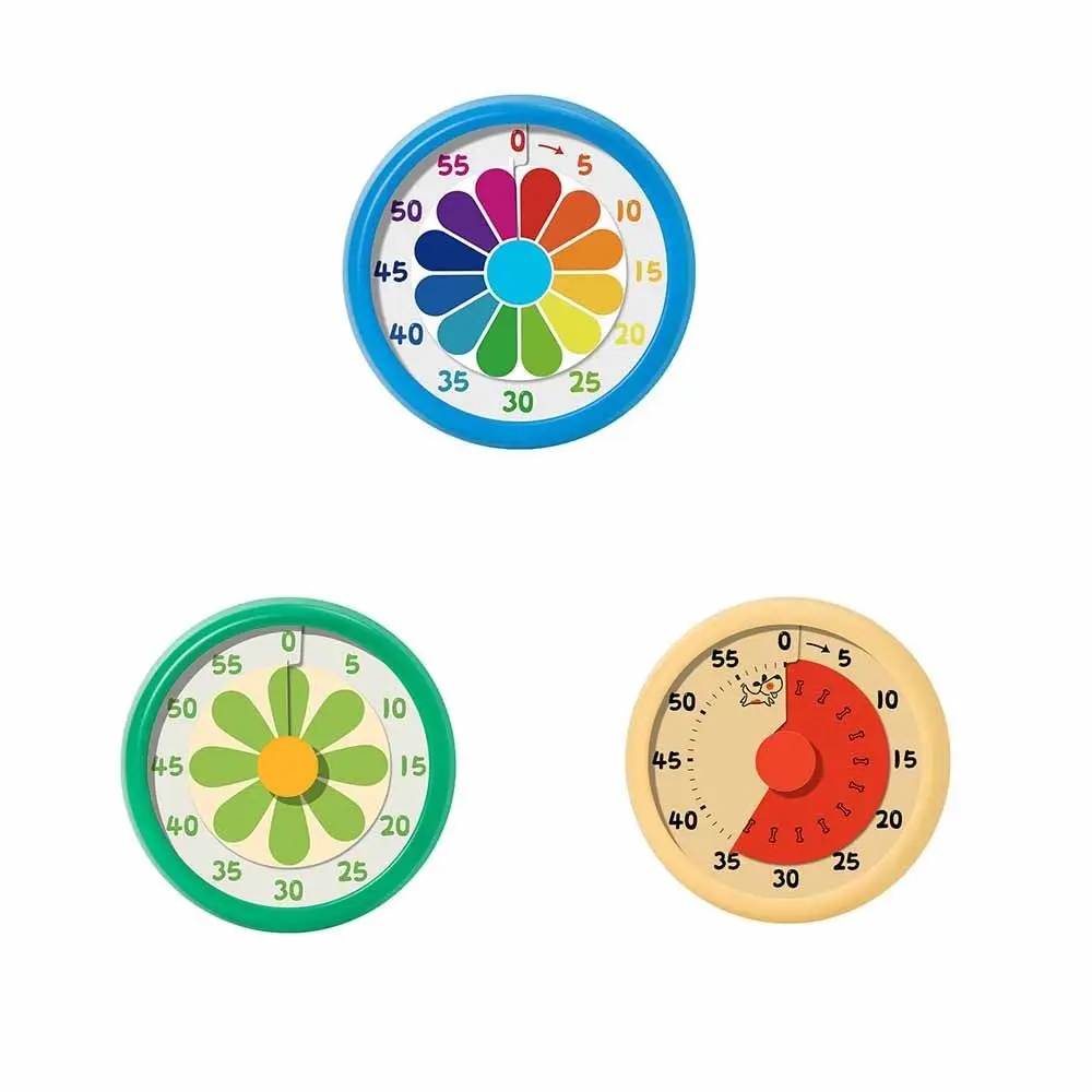 Timer visivo meccanico Conto alla rovescia magnetico da 60 minuti Sveglia Autodisciplina Timer Promemoria Bambini Studio Timer Esercizio