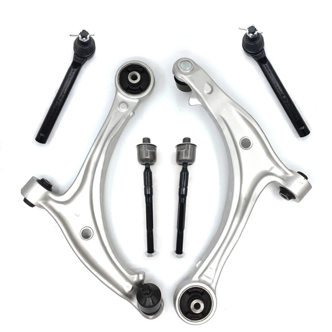 

AzbuStag 6Pcs Front Lower Lh Rh Control Arm Suspension Tie Rod End Link Kit for HONDA ODYSSEY 2005-2010 MS601007 K620505