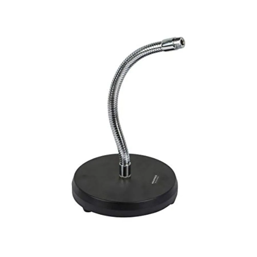 

Desktop Microphone Stand with Gooseneck and Solid Base