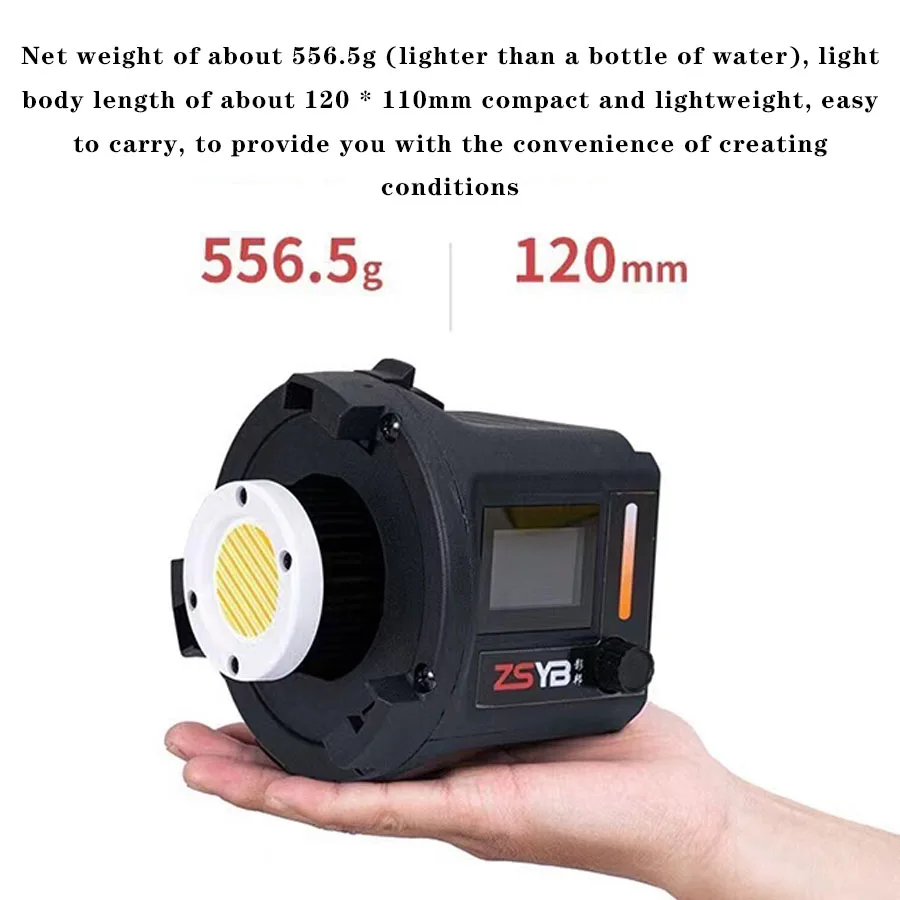 80w LED Video Light with 2.4G Control, COB Bi Color /CRI97+/9 Scenes/Bowens Mount Continuous Output Lighting for Studio Photogra