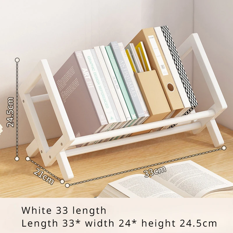 Desktop Bookshelf Home Living Room Small Decoration Bamboo Decorative Shelf Desk Multi-shelf Bookcase Storage Shelf