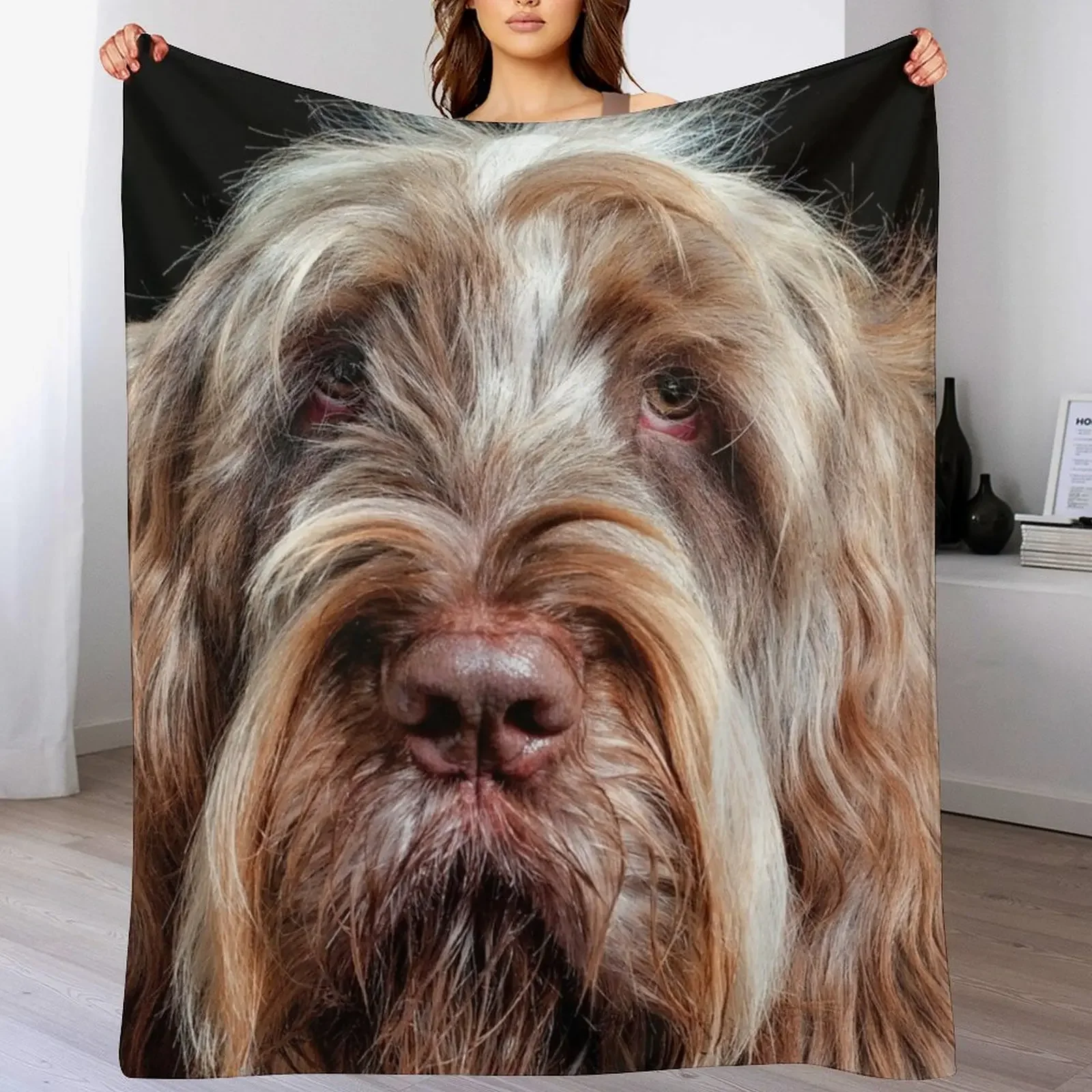 Hypnotist Spinone Throw Blanket Lightweight Cozy Blanket for Bed Sofa