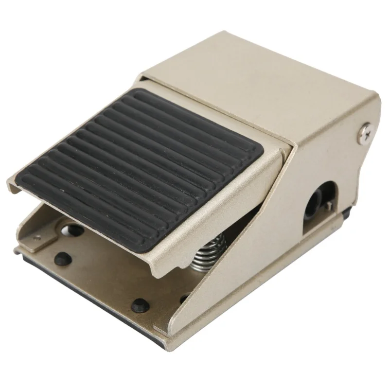 Foot Pedal Switch 3 Way 2 Position Thread Pneumatic Alloy Steel Pedal Valve FV320
