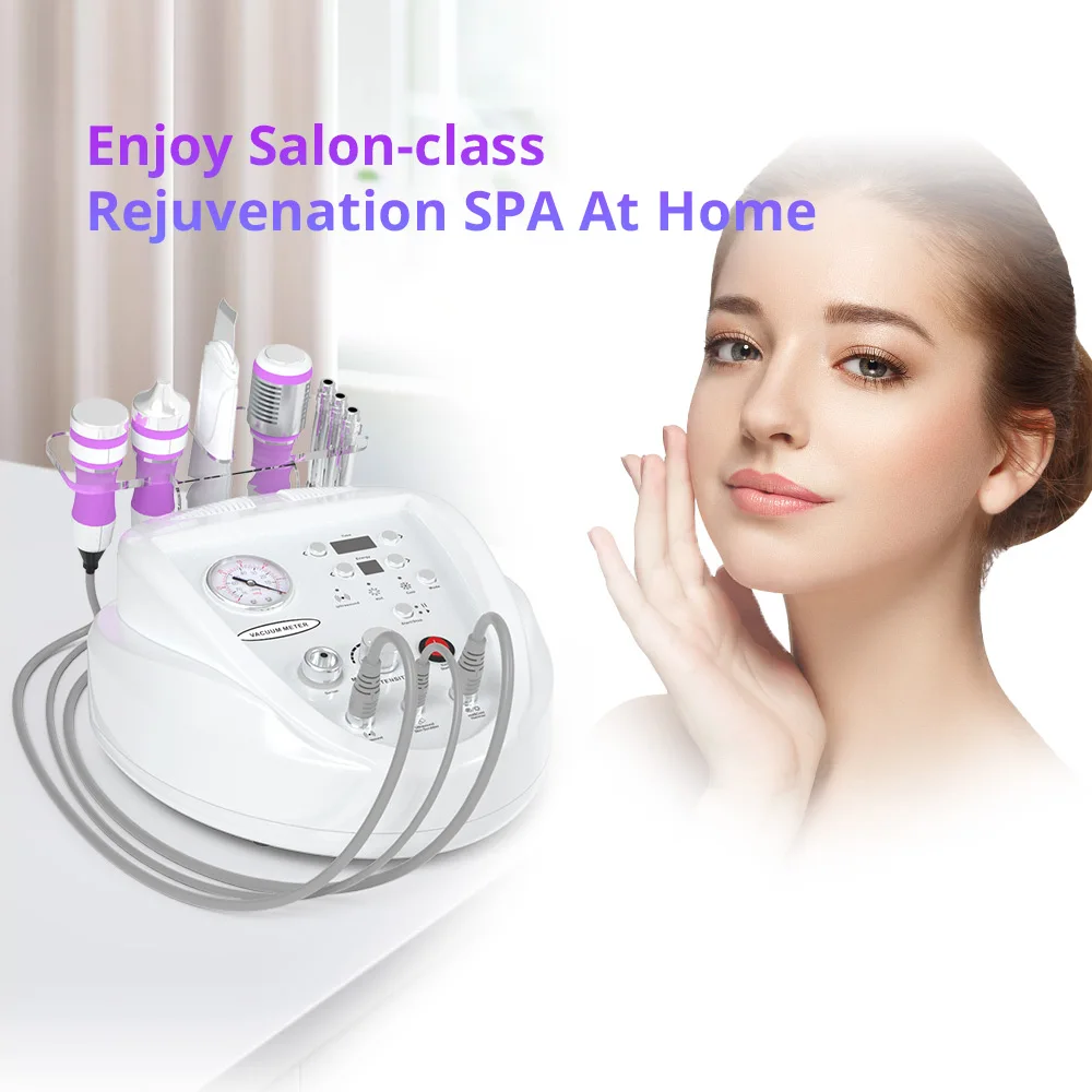 5 in 1 Portable Diamond Microdermabrasion Peeling skiRejuvenation machin Spa Microdermabrasion Facial machin