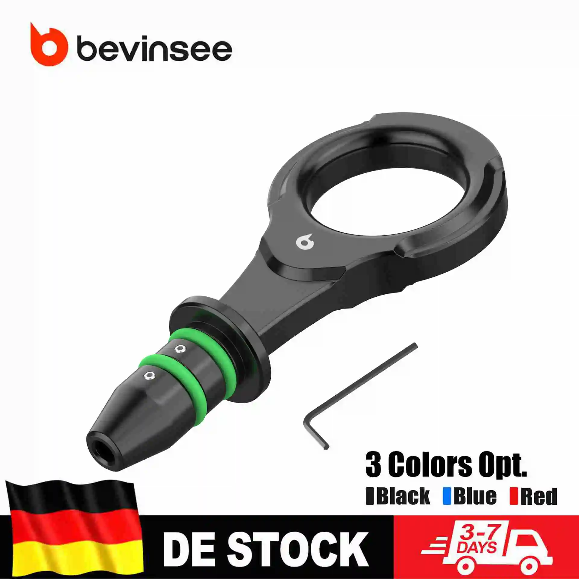Image of BEVINSEE Ölstandsanzeige-Griff für 1.8/2.0L EA888 Gen3 für VW Golf MK7/7.5/MK8 GTI R, Tiguan MK2, Passat B8, Polo 5/6 GTI, T-Roc R, Audi A3 S3 8V 8Y, A1, Q3, TT, SEAT Leon III 5F Ibiza, Skoda Octavia