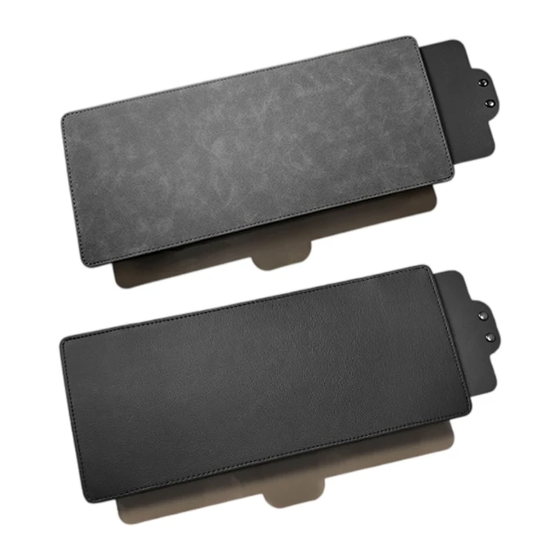 Adjustable Car Visors Extender with Opaque Main Panel and Polycarbonate Tinted Lower Panel for Layered Shade Control