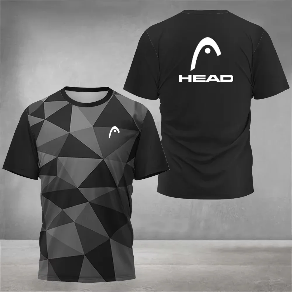 

Hot Summer Breathable Men's Outdoor T-Shirt Badminton Table Tennis Jersey Round Neck Short Sleeves