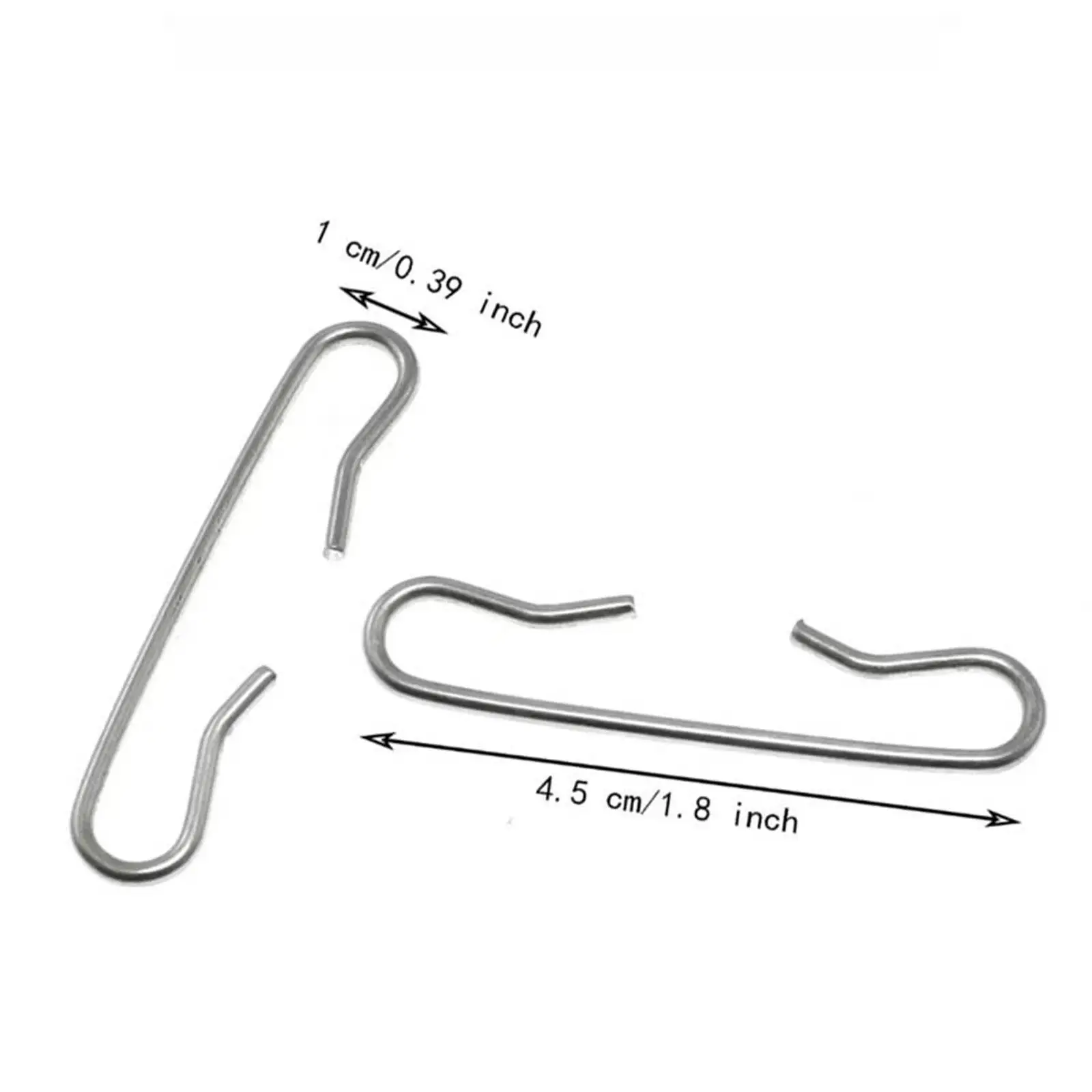 Long Lasting Heat Cable Roof Gutter Clips Stainless Steel Hooks for Outdoor Heating Tape Installation