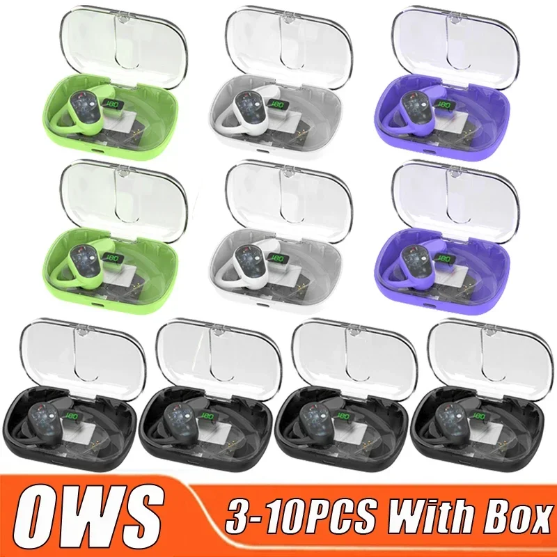 

OWS 80 Headphones Bluetooth Earphones Gaming Earbuds Wireless Headset HiFi Microphones Smart Display Sport TWS Suit PK Pro 60