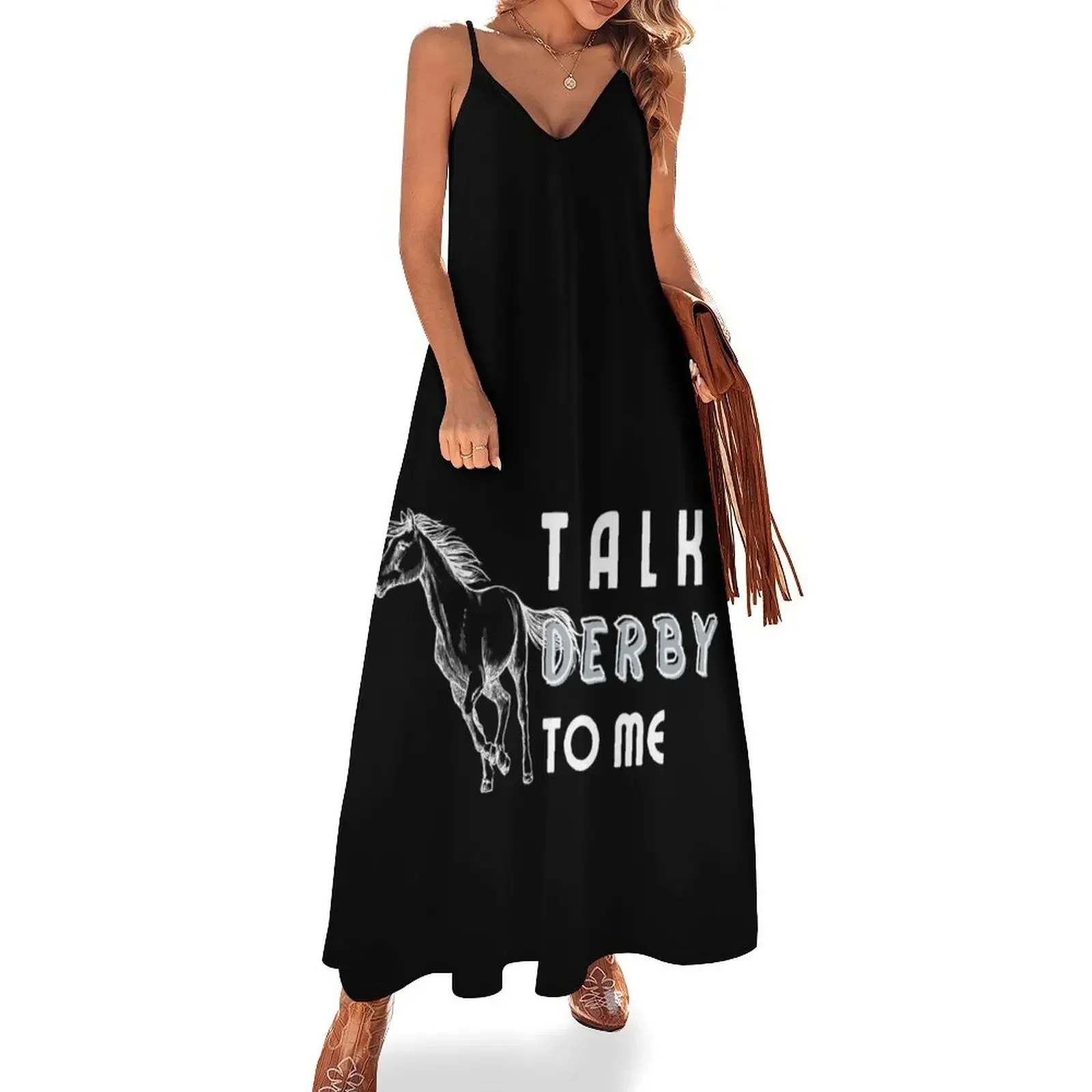 Copy of Talk Derby To Me Sleeveless Dress summer woman dress 2024 Woman dresses Dress