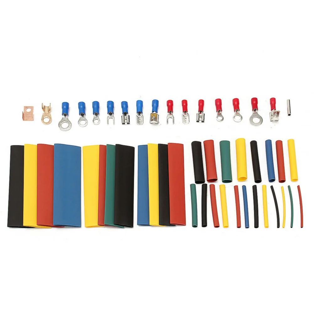 Automotive Wiring Kit 678PCS with PVC Crimp Terminals and 2:1 Heat Shrink Tubing for Secure and Electrical Connections