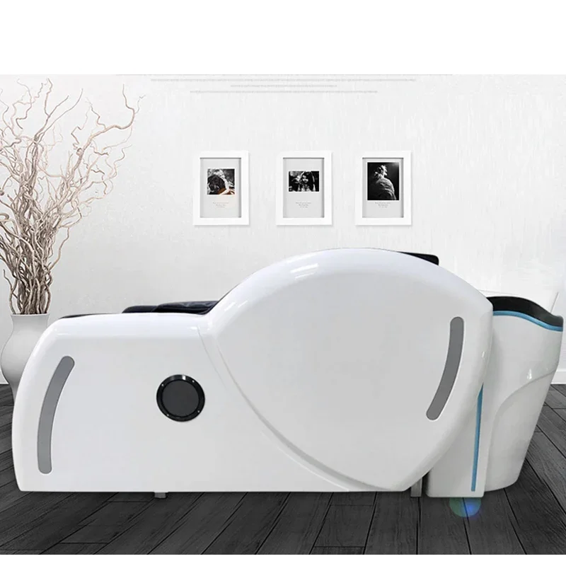 Hot Sales Shampoo Bed With Water Circulation And Steamer Salon Christmas