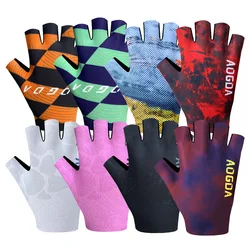 2025 AOGDA Half Finger Cycling Gloves, Breathable Road Bike Gloves,Anti Slip and Shock-absorbing Bicycle Gloves for Men Women