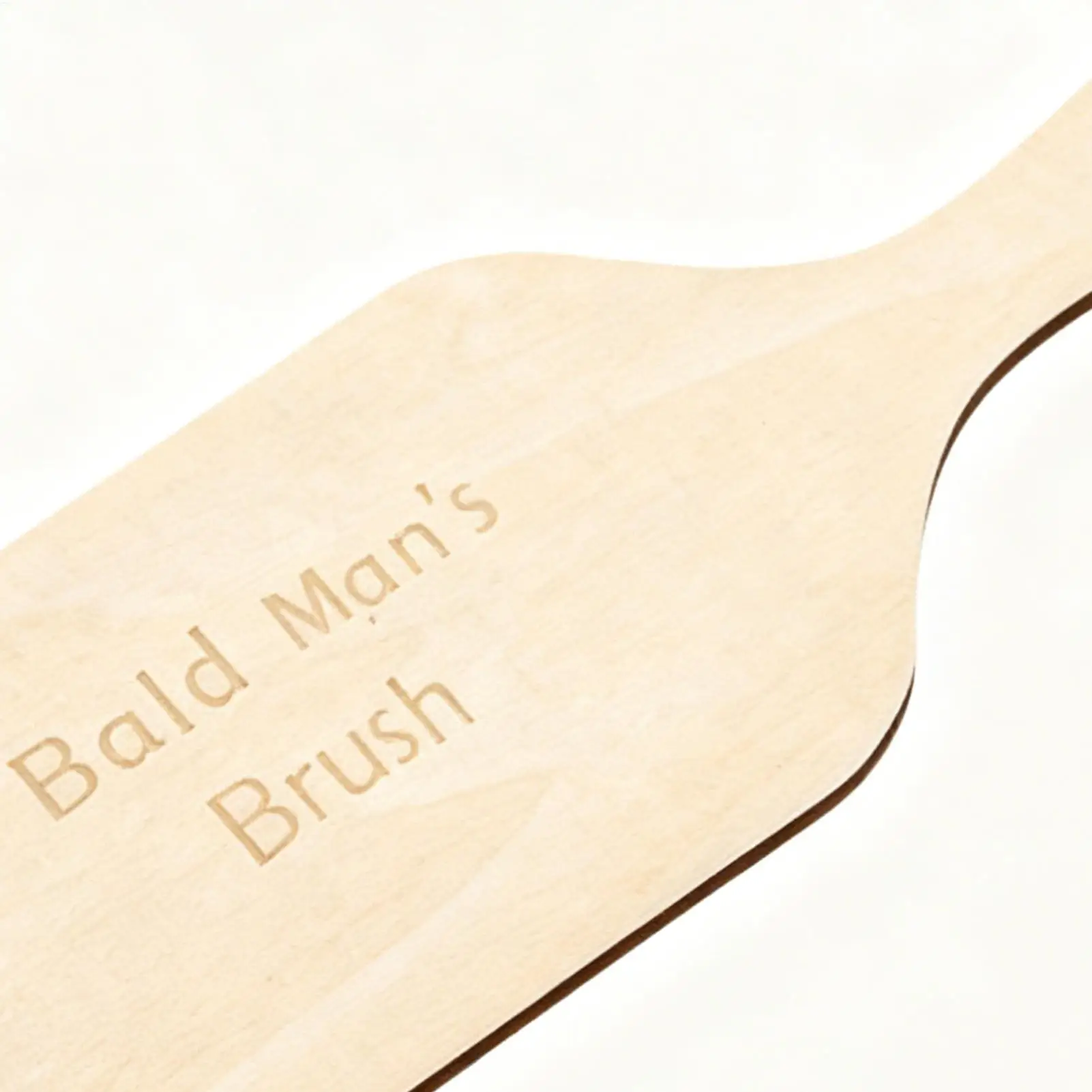 Kreative Glatze Mans Kamm Holz Lustige Pflege Werkzeug Gag Haarlose Pinsel Streich Kamm Set Spaß Erwachsene Glatze Haarpflege Styling Werkzeug