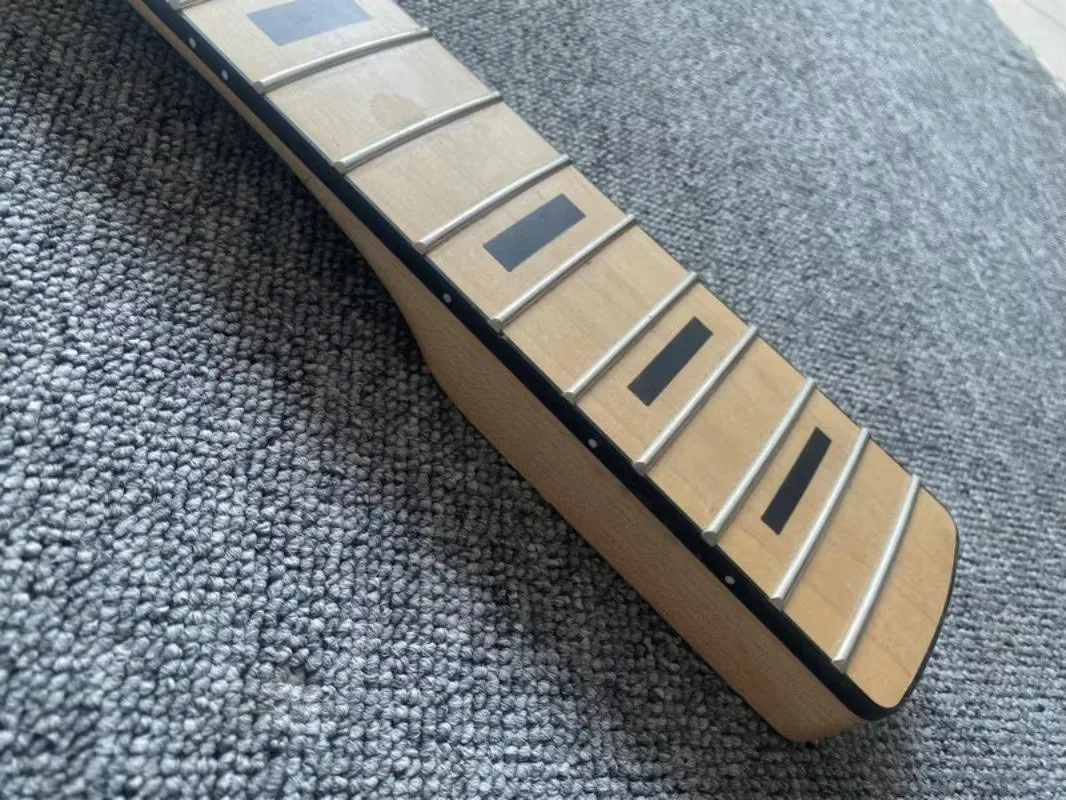 PN712 Unfinished ST Guitar Neck in Solid Maple without Frets Surface Damages for DIY Replace Sales Price